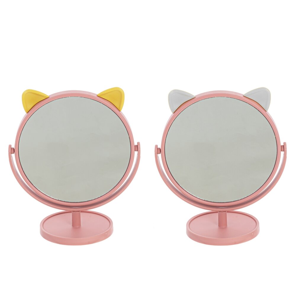 Зеркало настольное, L17 W10 H20 см