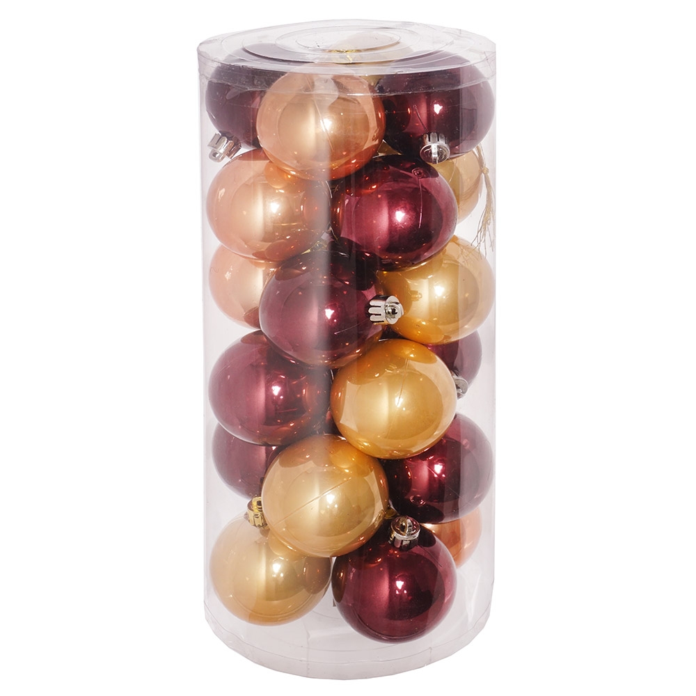 Набор из 24шт Украшение новогоднее Шар 
