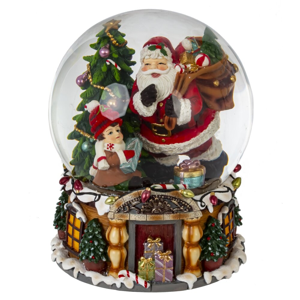 Фигурка декор в стекл шаре 