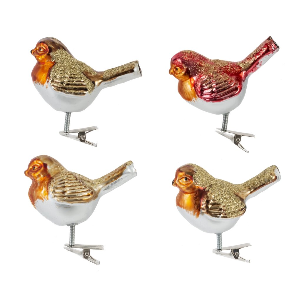 Украшение новогоднее на клипсе 