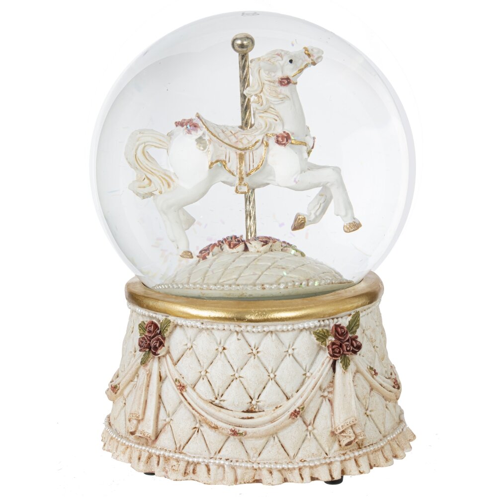 Фигурка декоративная в стекл шаре 