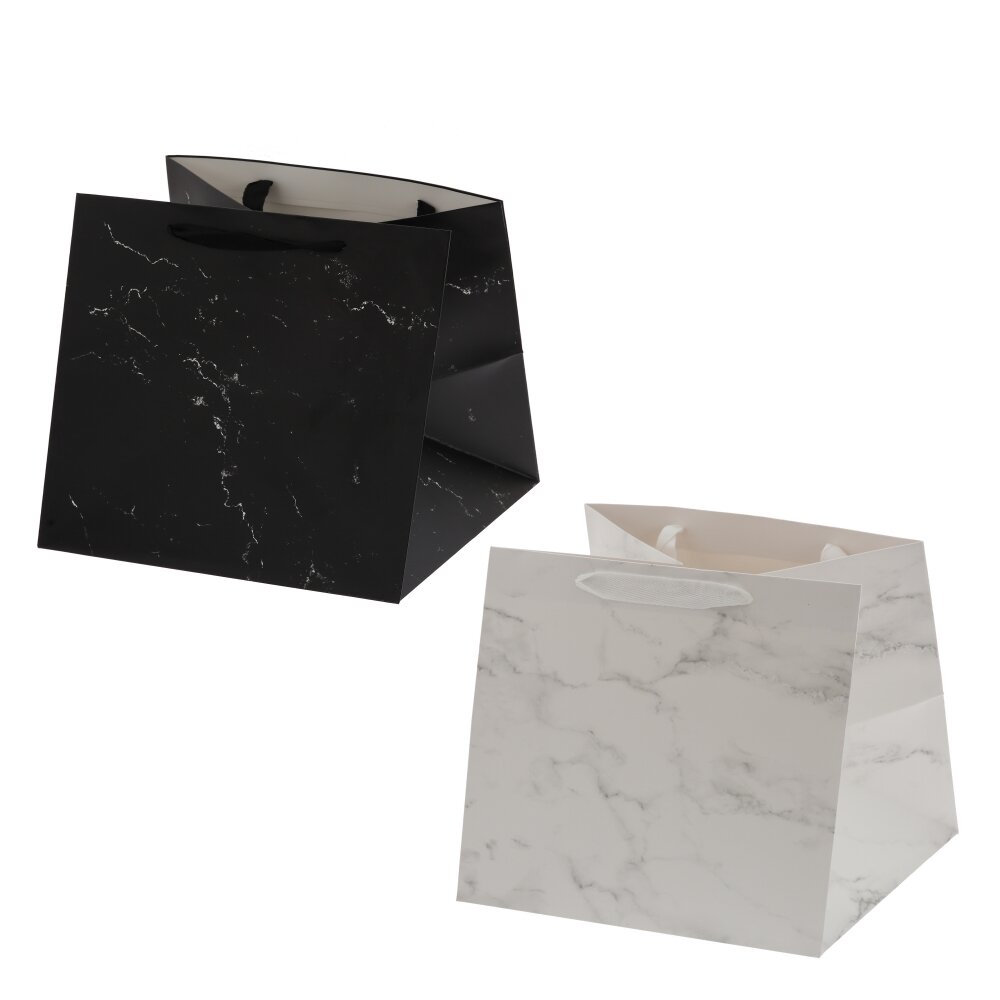 Пакет подарочный L (бумага 210г/м2, блок микс 12шт), L25 W25 H25 см, 2в.