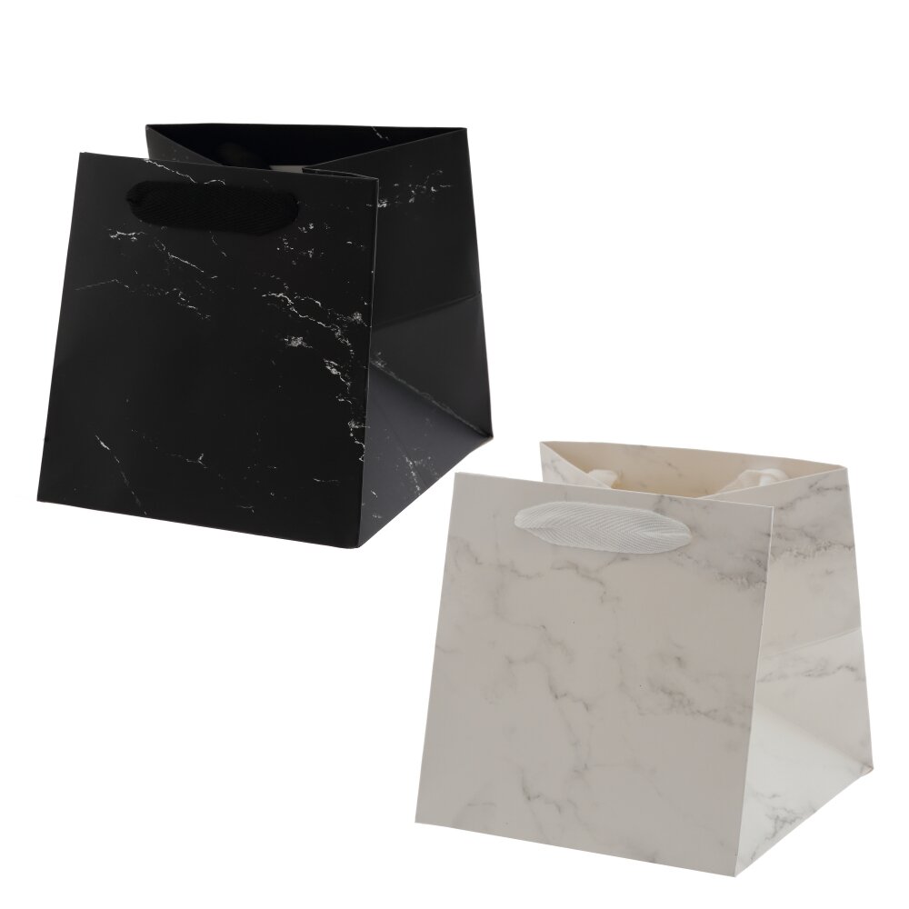 Пакет подарочный XS (бумага 210г/м2, блок микс 12шт), L15 W15 H15 см, 2в.