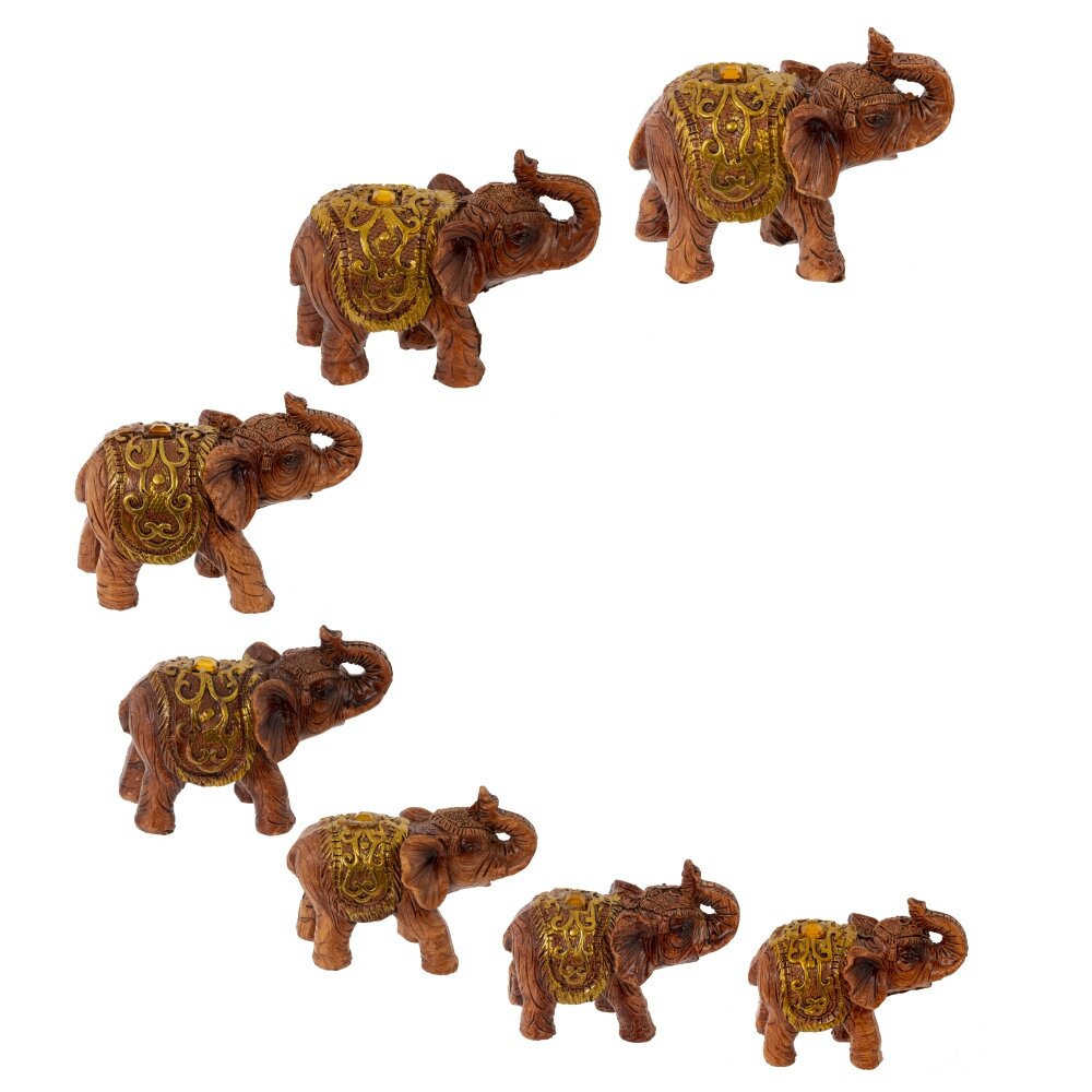 Набор их 7-ми фигурок декоративных Набор их 7-ми фигурок декоративных