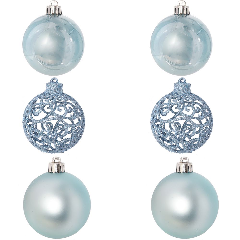 Набор из 6шт Украшение новогоднее Шар 