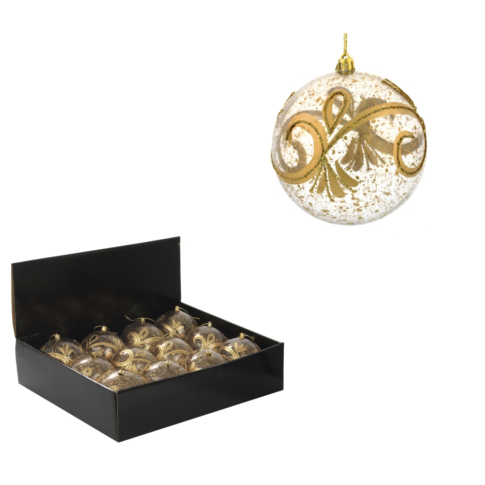 Набор из 12шт Украшение новогоднее Шар Набор из 12шт Украшение новогоднее Шар