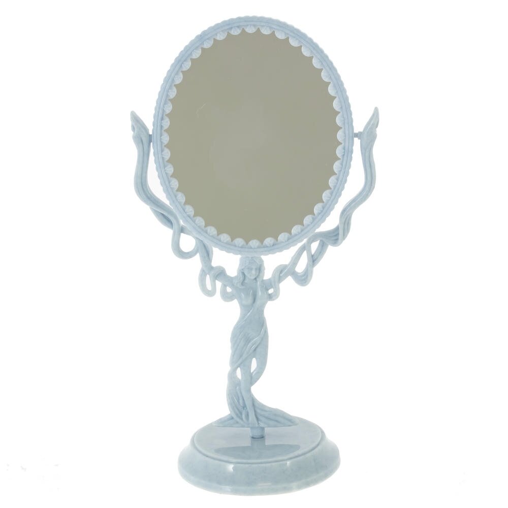 Зеркало настольное двусторонее, L13 W10 H27 см