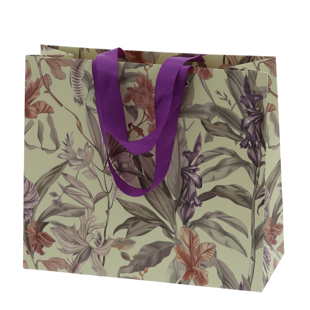 Пакет подарочный M (бумага 250г/м2, блок 12шт), L30 W12 H26 см