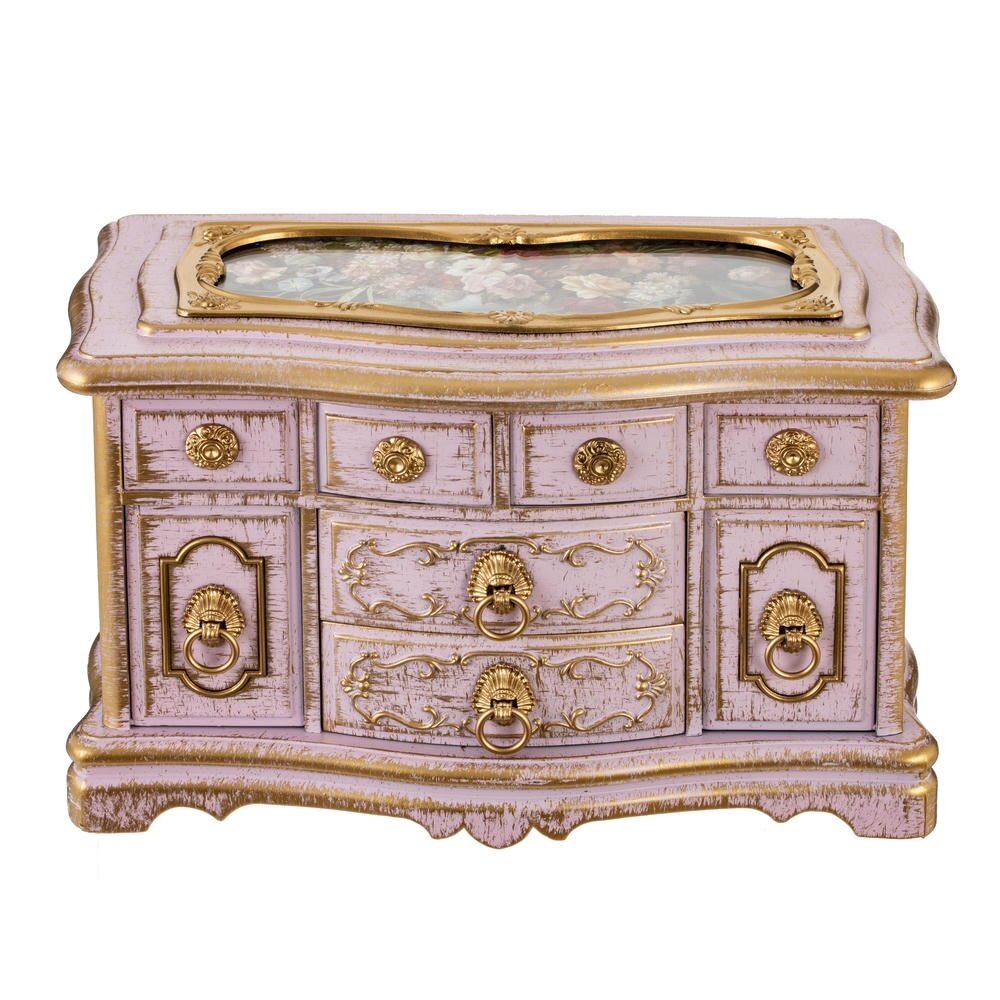 Шкатулка для украшений (музык.), L21 W11,5 H13 см