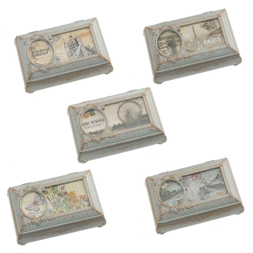 Шкатулка (музык.), L18 W12 H7,5 см, 5в.