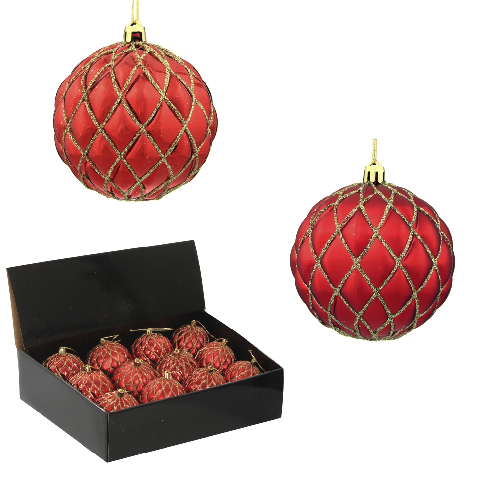 Набор из 12шт Украшение новогоднее Шар 