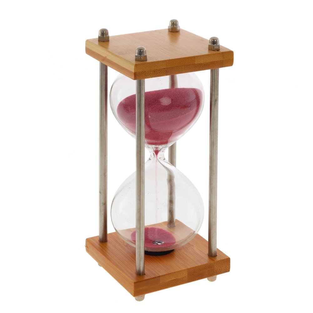 Часы песочные (15 мин), L7,5 W7,5 H18,5 см