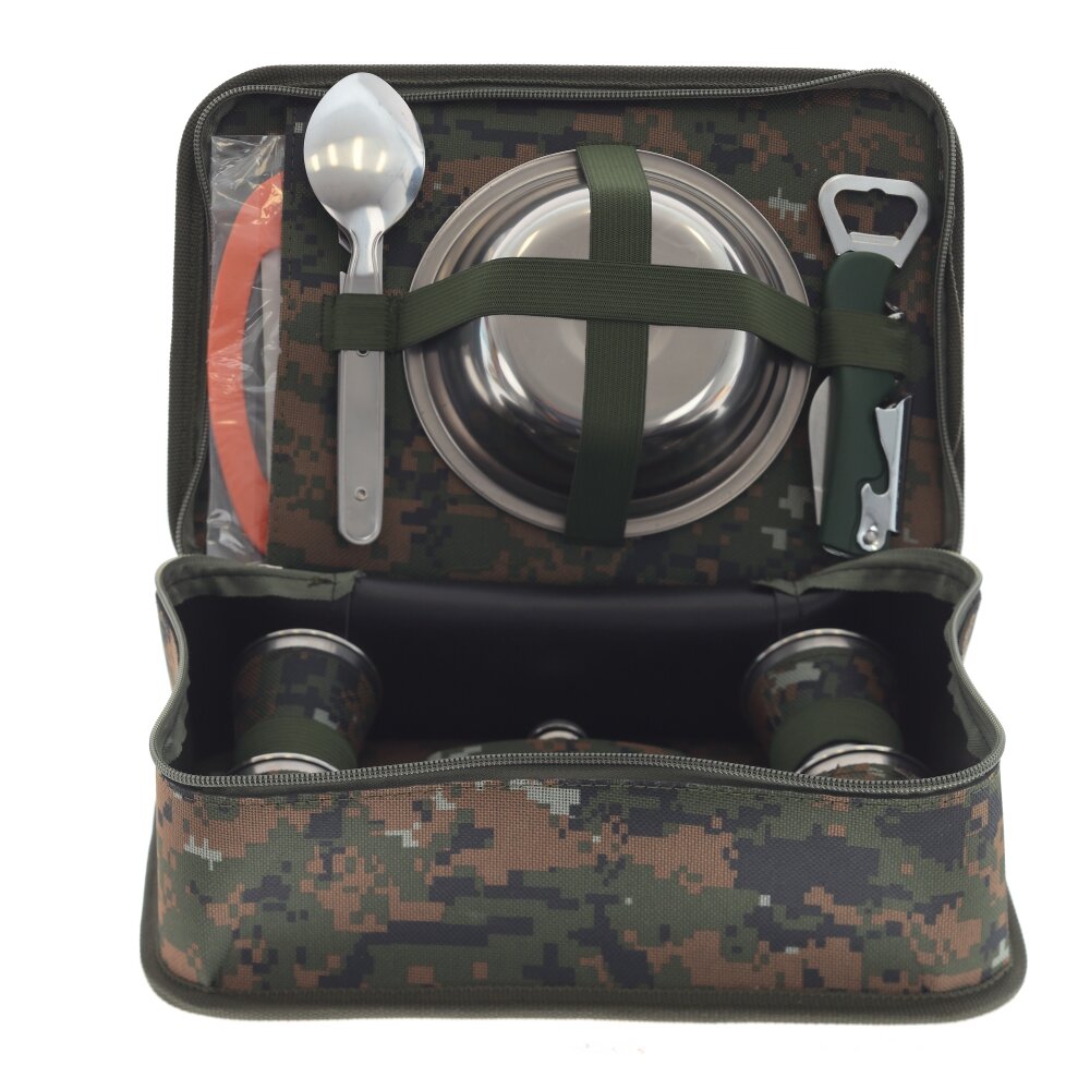 Набор с фляжкой 9 в 1, 200 мл, L27 W9 H20 см Набор с фляжкой 9 в 1, 200 мл, L27 W9 H20 см