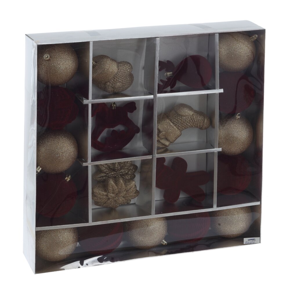 Набор из 20шт Украшение новогоднее  Набор из 20шт Украшение новогоднее