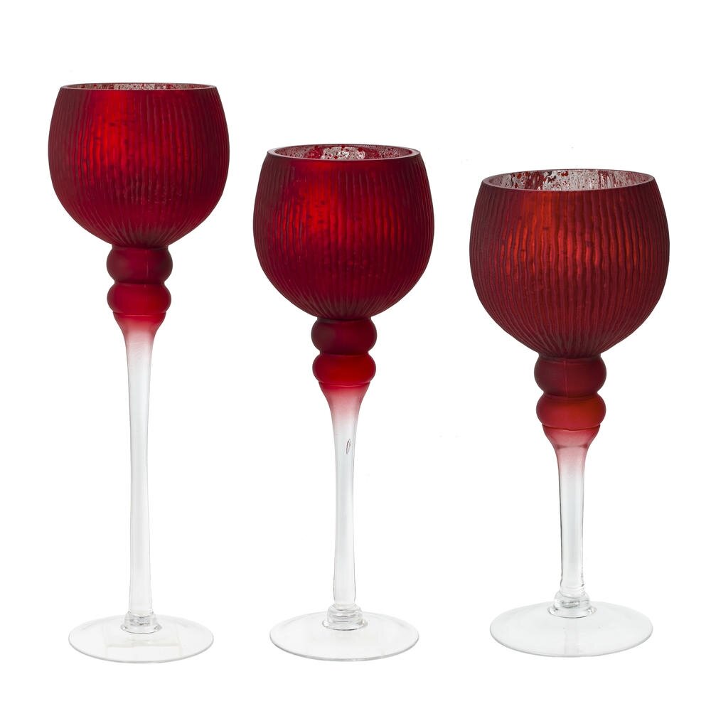 Набор из 3-х подсвечников, L33 W16 H46 см