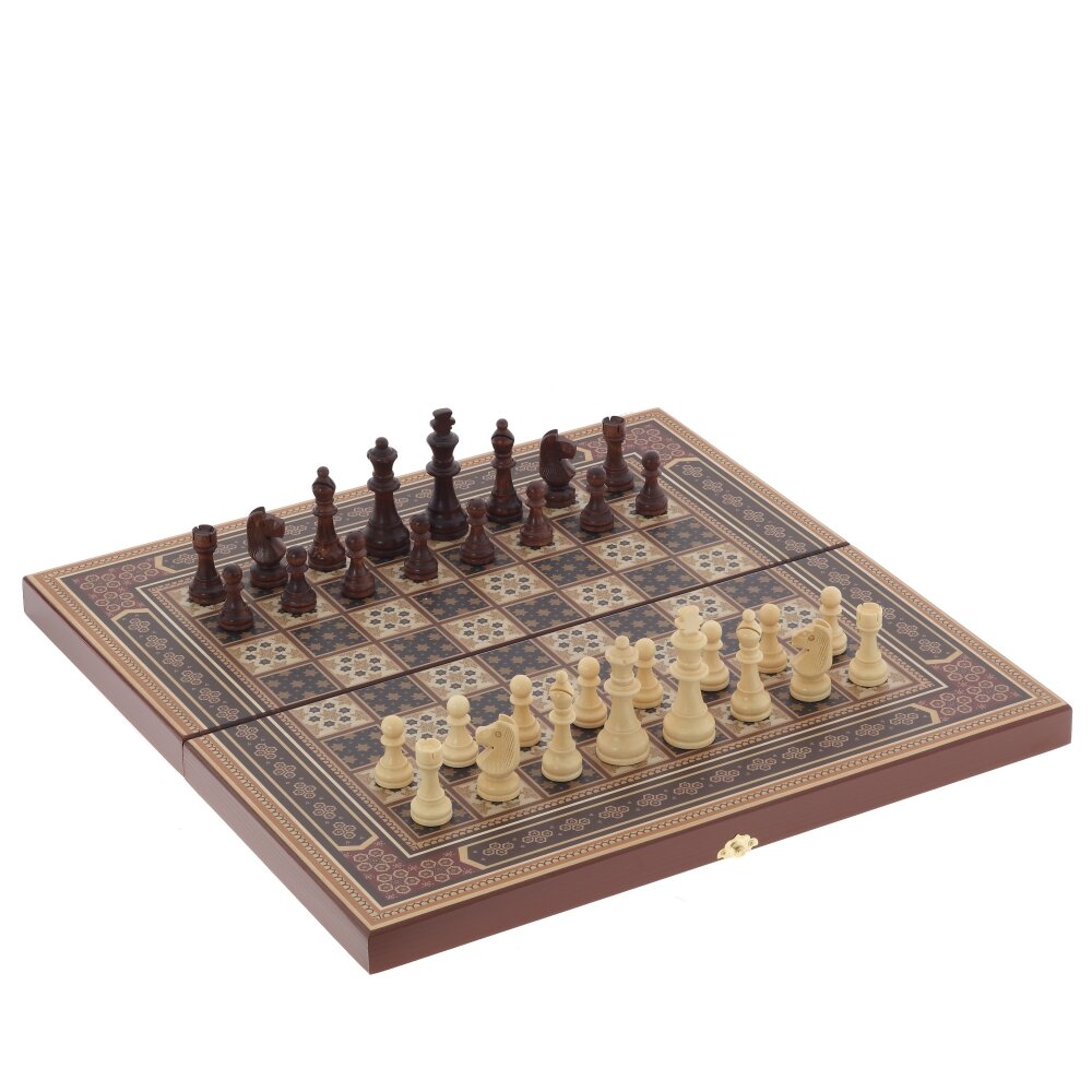 Игра настольная 3 в 1 ( шахматы, шашки, нарды) 