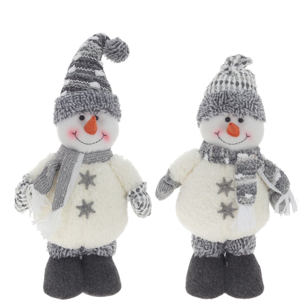 Снеговик, L18 W13 H50/37 см, 2в.
