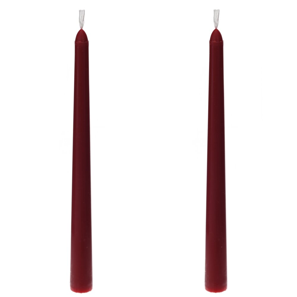 Набор из 2-х свечей, D2 см,L5,5 W3 H27 см