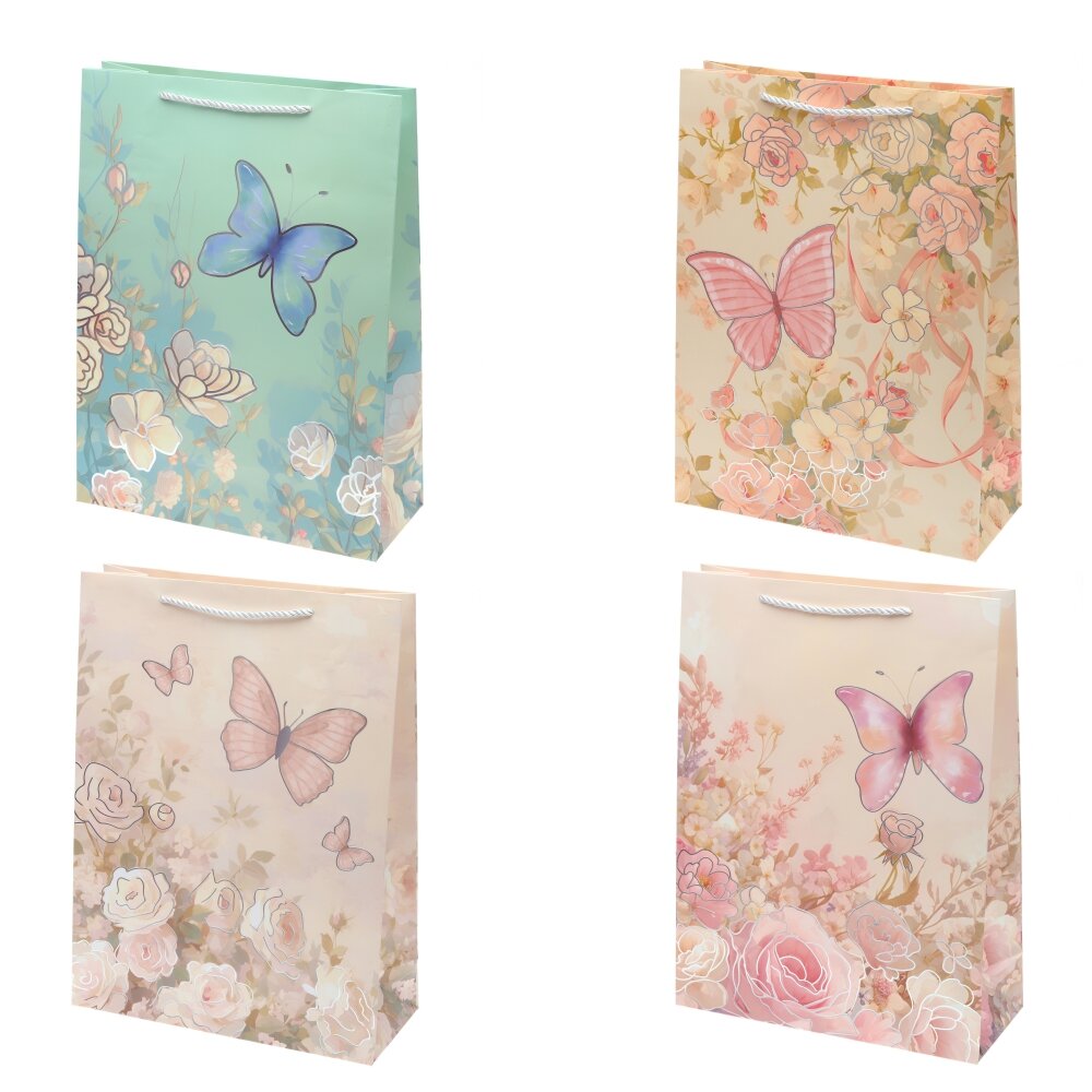 Пакет подарочный L (бумага 210г/м2, блок 12шт), L30 W12 H40 см, 4в. Пакет подарочный L (бумага 210г/м2, блок 12шт), L30 W12 H40 см, 4в.