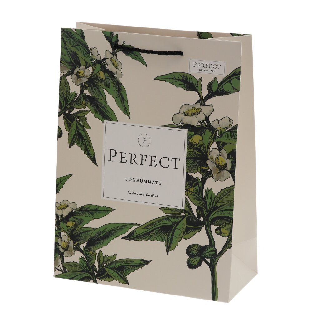 Пакет подарочный M  (бумага 210г/м2, блок 12шт), L24 W11 H32 см