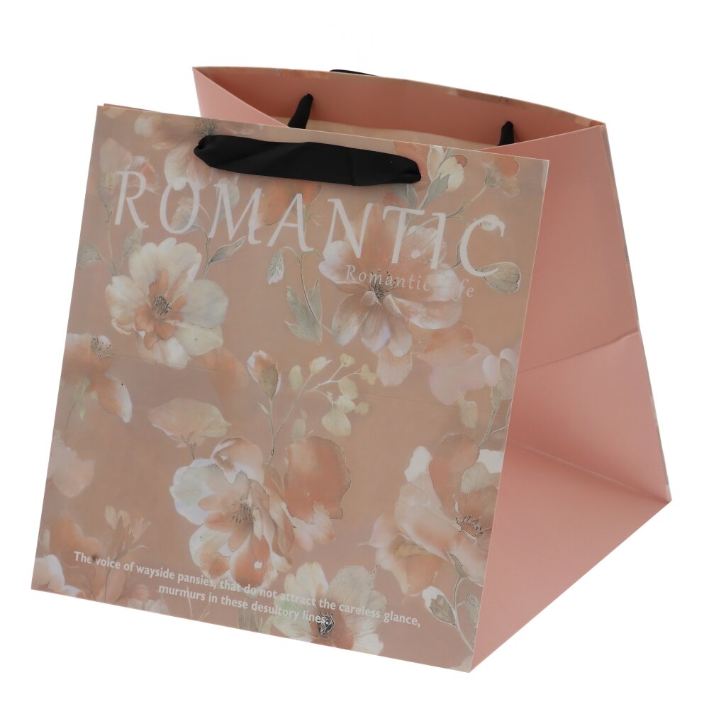 Пакет подарочный M (бумага 210г/м2, блок 12шт), L27 W27 H27 см Пакет подарочный M (бумага 210г/м2, блок 12шт), L27 W27 H27 см