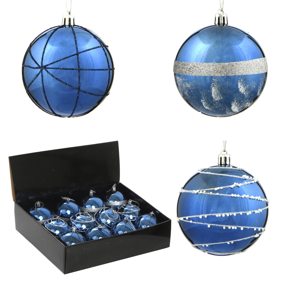 Набор из 12шт, Украшение новогоднее Шар 