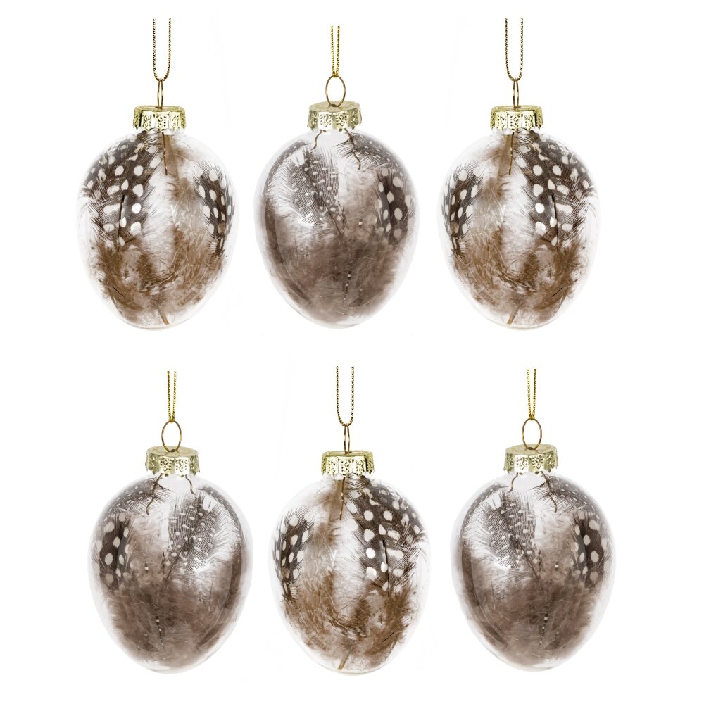 Набор из 6-ти изделий декоративных подвесных 