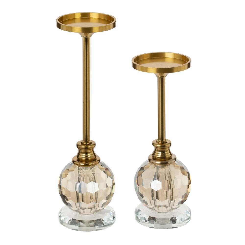 Набор из 2-х подсвечников, L21 W15,5 H31/20 см