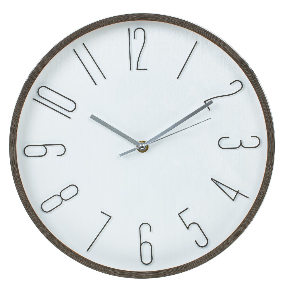 Часы настенные декоративные (1хАА, не прилаг.), L30 W4 H30 см