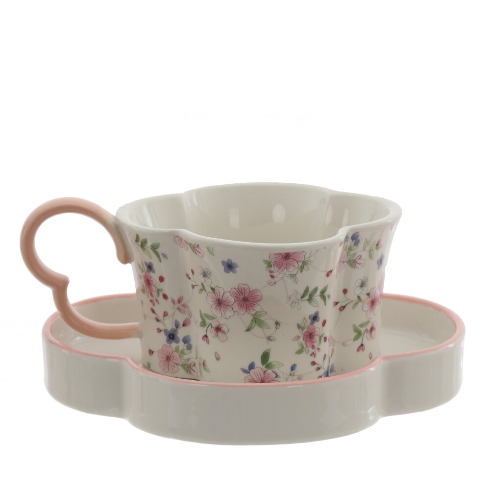 Чашка с блюдцем, 175 мл, L14 W14 H6,5 см Чашка с блюдцем, 175 мл, L14 W14 H6,5 см