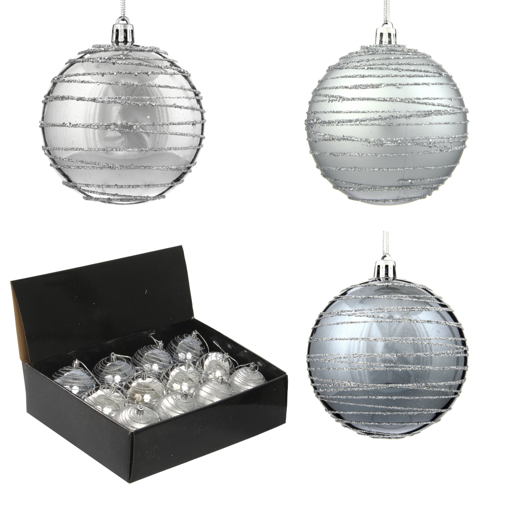 Набор из 12шт, Украшение новогоднее Шар 