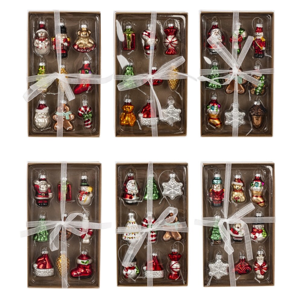 Набор из 9шт: Украшение новогоднее Набор из 9шт: Украшение новогоднее