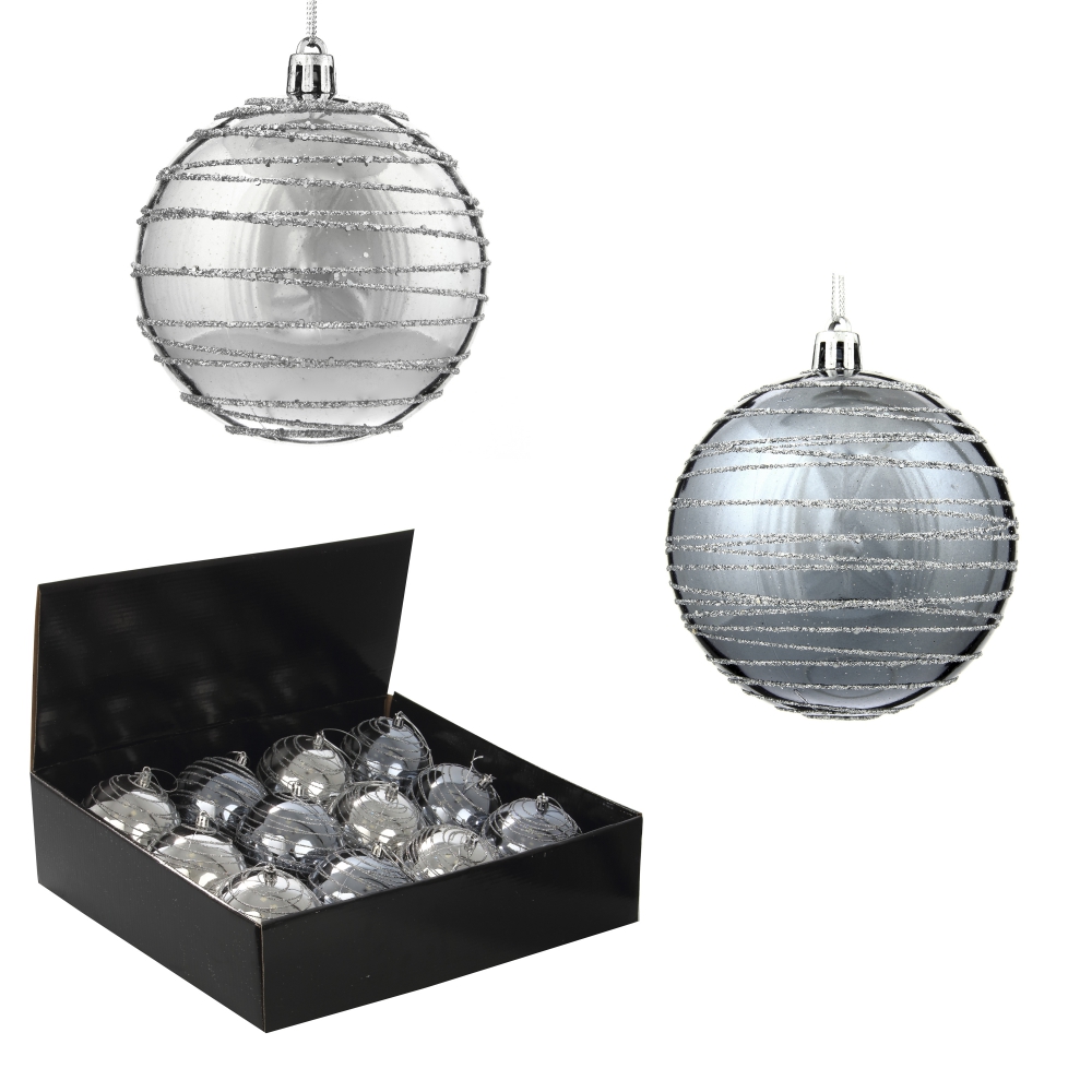 Набор из 12шт, Украшение новогоднее Шар 