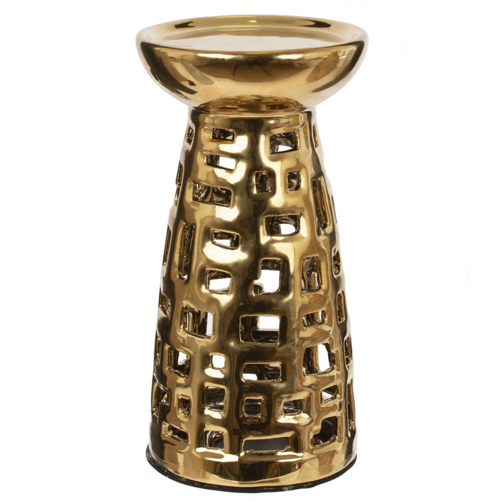 Подсвечник, L10 W10 H19,5 см