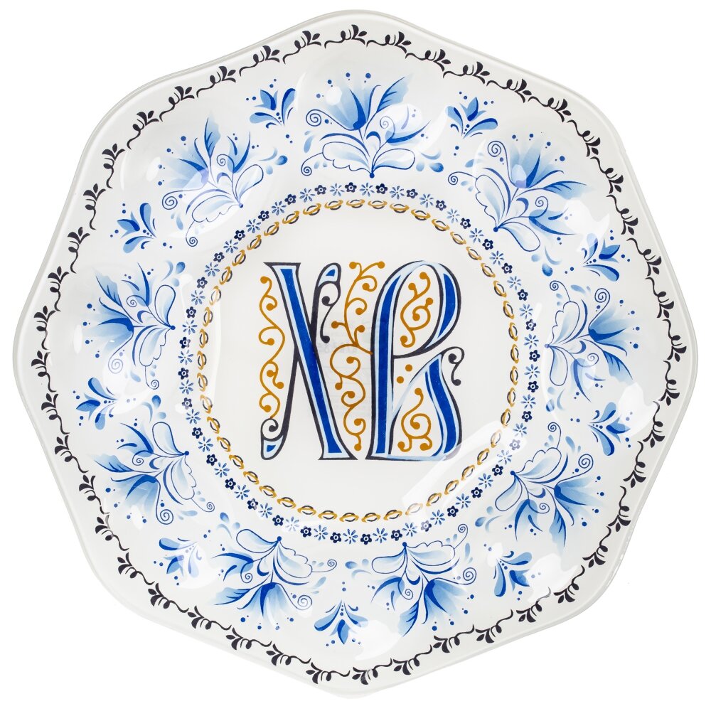 Тарелка для 8-ми яиц, L25,5 W25,8 H1,5 см Тарелка для 8-ми яиц, L25,5 W25,8 H1,5 см