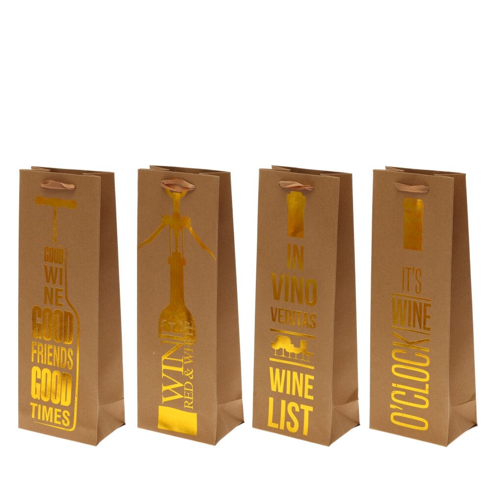Пакет подарочный для бутылок (бумага 300г/м2, блок 12шт), L12,5 W8,5 H36 см, 4в. Пакет подарочный для бутылок (бумага 300г/м2, блок 12шт), L12,5 W8,5 H36 см, 4в.